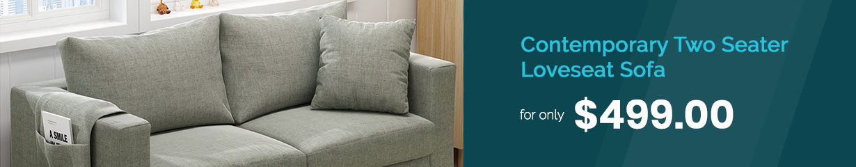 Contemporary Two Seater Sofa